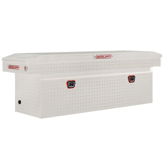 Weather Guard Model 123-0-04 Saddle Box, Aluminum, Full Deep, Clear, 15.0 cu ft - McCally Tool and Supply | Industrial Distributor & Repair