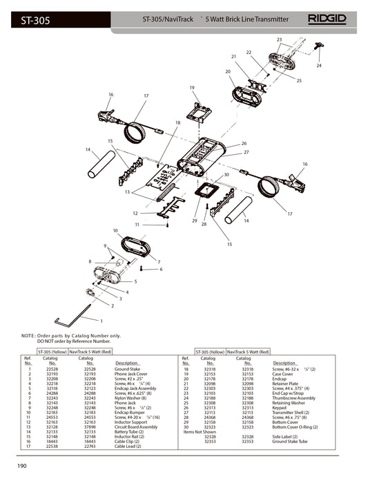 RIDGID 22528 Ground Stake Replacement Part for ST-305 Transmitter
