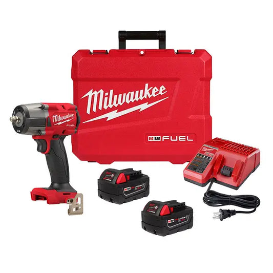Milwaukee 2960-22R M18 FUEL 3/8 Mid-Torque Impact Wrench w/ Friction Ring Kit - McCally Tool and Supply | Industrial Distributor & Repair