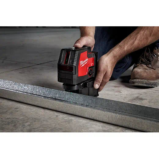 Milwaukee USB Rechargeable Green Cross Line & Plumb Points Laser 3522-21