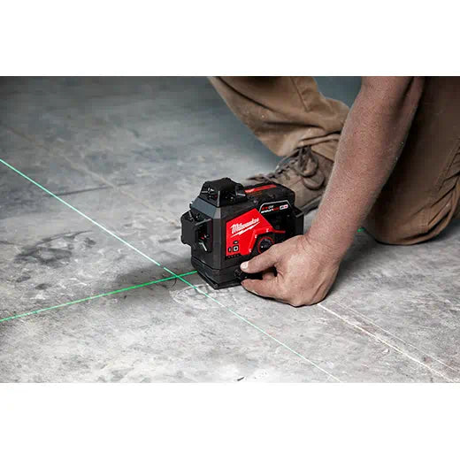 Milwaukee M12™ Green 360° 3-Plane Laser Kit 3632-21
