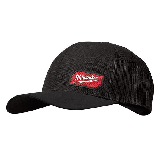 Milwaukee 505B GRIDIRON Snapback Black Trucker Hat - McCally Tool and Supply | Industrial Distributor & Repair
