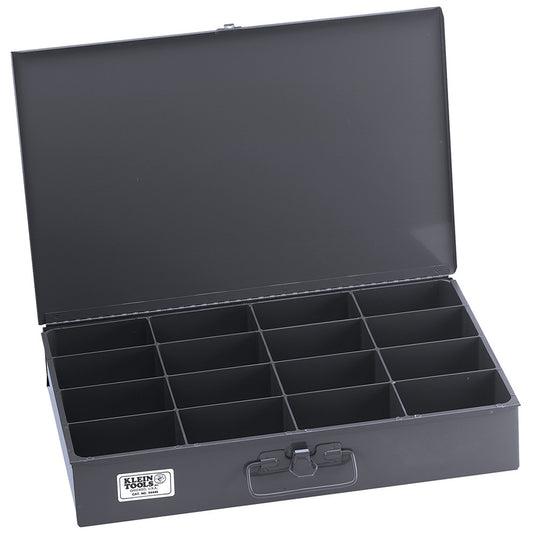 Klein Tools 54445 Parts Storage Box, Extra-Large 16 Compartments - McCally Tool and Supply | Industrial Distributor & Repair