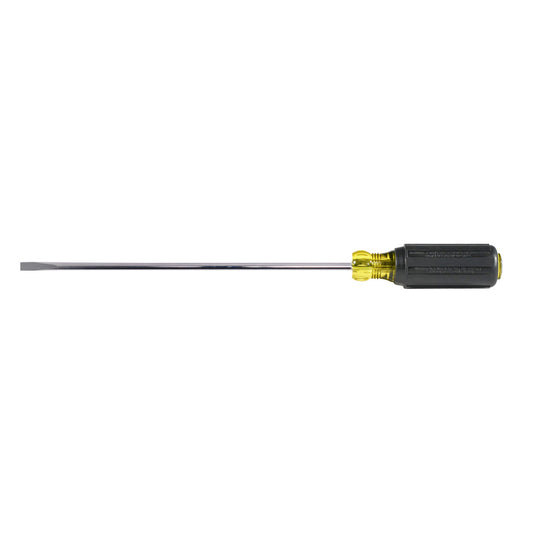 Klein Tools 601-8 3/16-Inch Cabinet Screwdriver, 8-Inch Round Shank - McCally Tool and Supply | Industrial Distributor & Repair