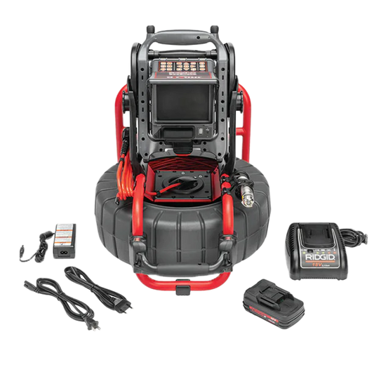 RIDGID 63828 SeeSnake Compact C40 System with CS6x Versa Monitor, 1 Battery and Charger - McCally Tool and Supply | Industrial Distributor & Repair