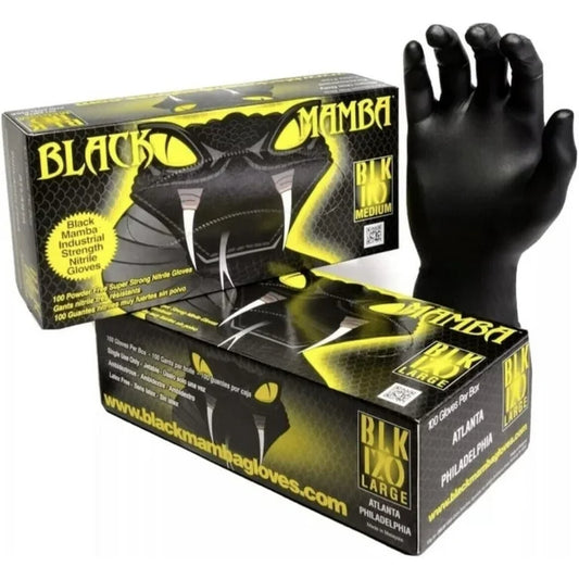 Black Mamba Nitrile Gloves, Large (Box of 100) - McCally Tool and Supply | Industrial Distributor & Repair