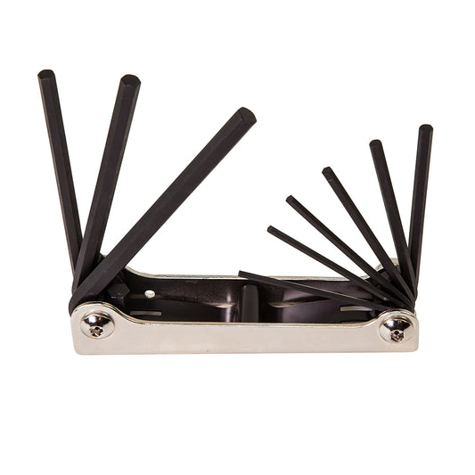 Klein Tools 70591 Folding Hex Key Set, 9-Key, SAE Sizes - McCally Tool and Supply | Industrial Distributor & Repair