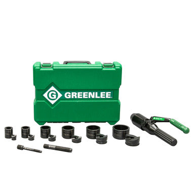 Greenlee 7806SB Quick Draw 8-Ton Hydraulic Knockout Kit with SlugBuster 1/2" to 2" - McCally Tool and Supply | Industrial Distributor & Repair