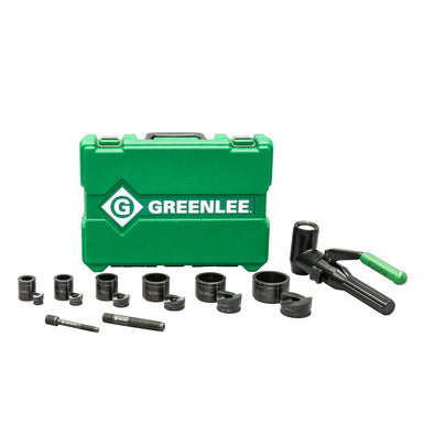 Greenlee 7906SB Quick Draw 90 8-Ton Hydraulic Knockout Kit with SlugBuster 1/2" to 2" - McCally Tool and Supply | Industrial Distributor & Repair