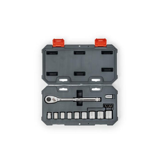 Crescent CSWS38SAE15 3/8" Drive 6 Point SAE Mechanics Tool Socket Wrench Set (15 Piece)