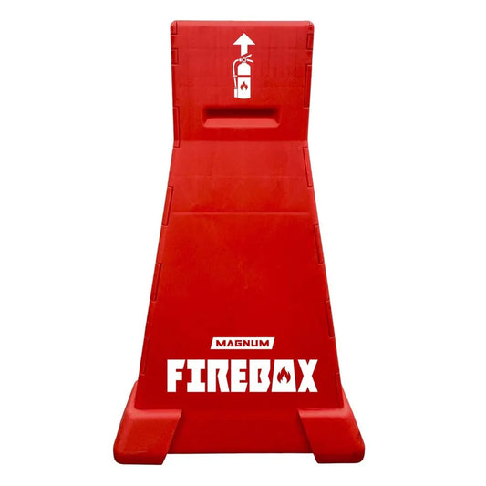 Magnum SAFE-ST Firebox 34" Portable Fire Extinguisher Stand & Safety Station