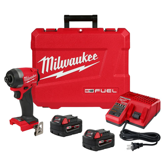 Milwaukee 2953-22 M18 FUEL™ 1/4" Hex Impact Driver Kit (Battery and Charger) - McCally Tool and Supply | Industrial Distributor & Repair