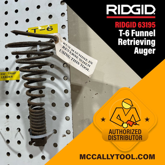 RIDGID 63195 T-6 Funnel Retrieving Auger