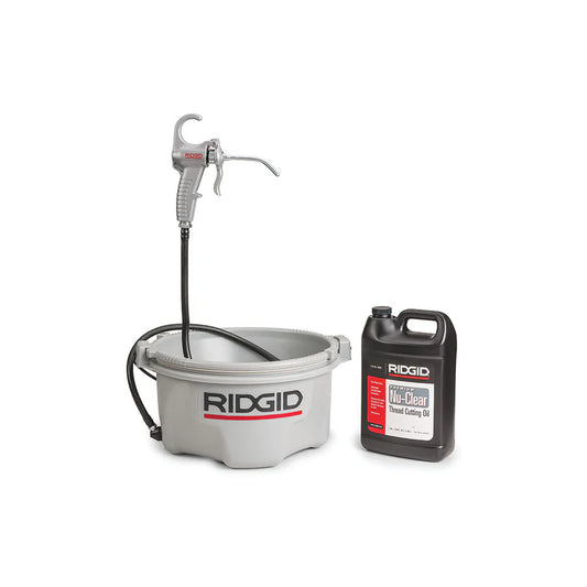 RIDGID 10883 Oiler with 1 Gallon Nu-Clear Thread Cutting Oil - McCally Tool and Supply | Industrial Distributor & Repair