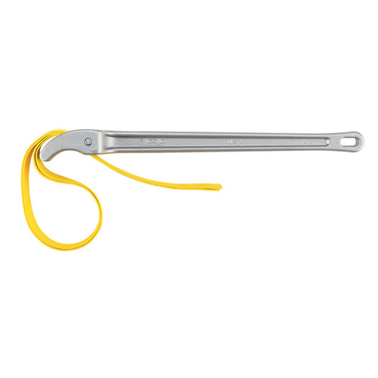 RIDGID 31370 18” Aluminum Strap Wrench for Plastic with 17” x 1-3/4” Strap - McCally Tool and Supply | Industrial Distributor & Repair