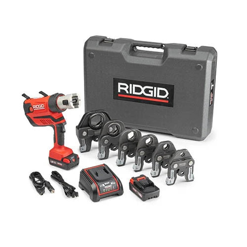 RIDGID 67053 RP-350 Press Tool Kit, Battery and Charger, 1/2" - 2" ProPress Jaws