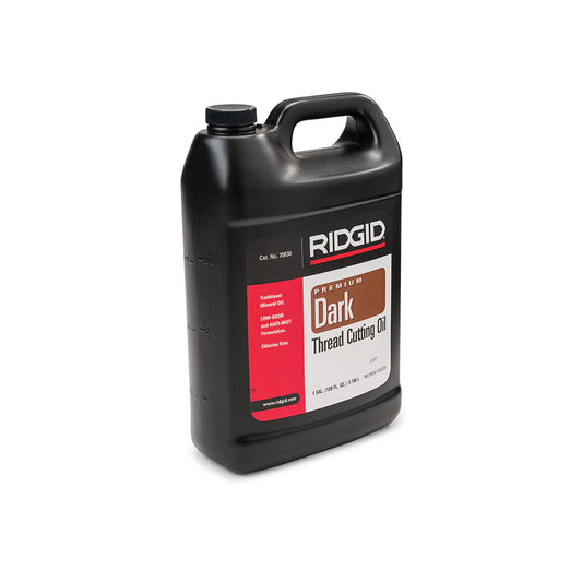 RIDGID 70830 Low Odor Anti-Misting Dark Thread Cutting Oil (1 Gallon) - McCally Tool and Supply | Industrial Distributor & Repair