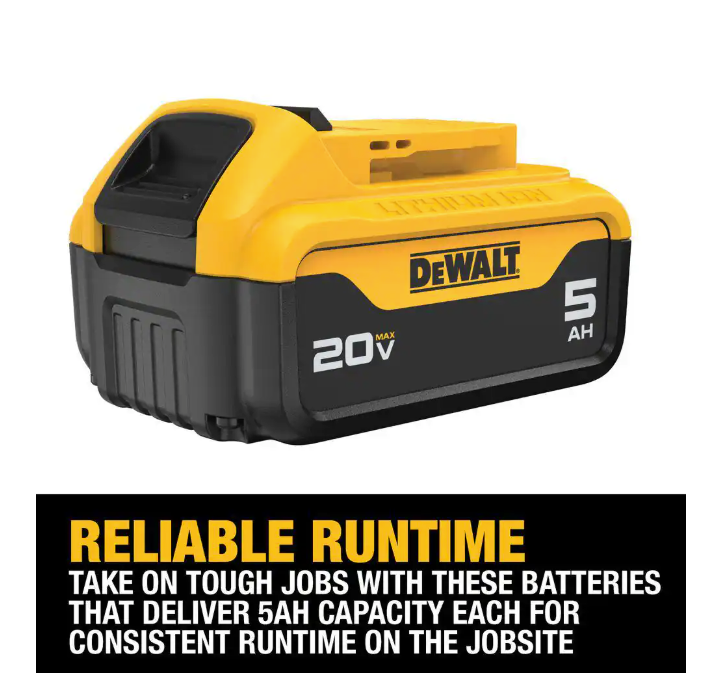 DeWALT DCB205-2 20V MAX 5Ah Battery (2 PK) - McCally Tool and Supply | Industrial Distributor & Repair