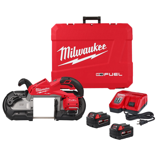Milwaukee 2929S-22 M18 FUEL™ Dual Trigger Deep Cut Band Saw Kit - McCally Tool and Supply | Industrial Distributor & Repair