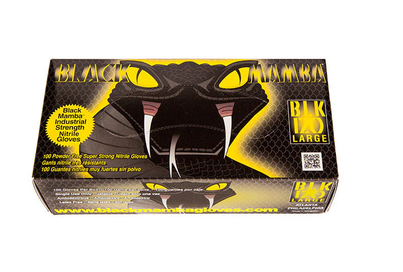 Black Mamba Nitrile Gloves, Large (Box of 100) - McCally Tool and Supply | Industrial Distributor & Repair