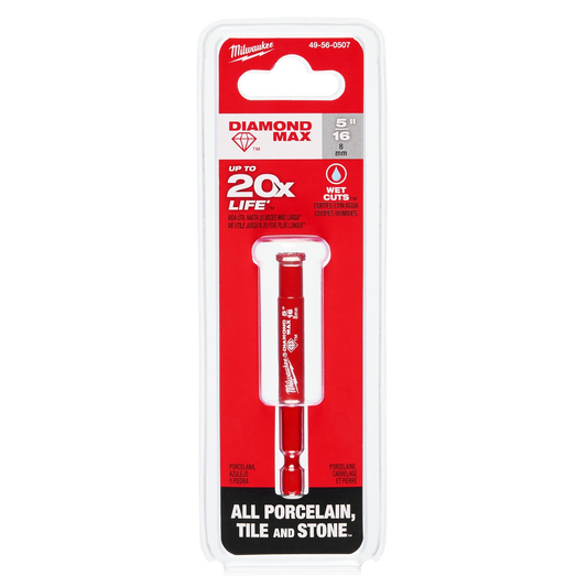 Milwaukee 49-56-0507 5/16" Diamond Max™ Hole Saw Bit - McCally Tool and Supply | Industrial Distributor & Repair