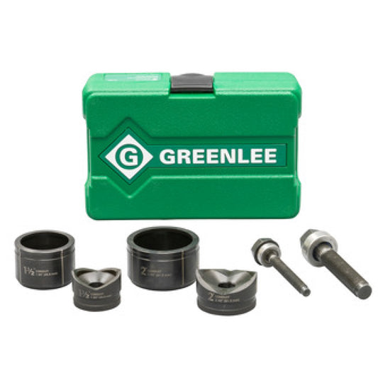 Greenlee 737BB Standard Round 1-1/2" - 2" Manual Knockout Set - McCally Tool and Supply | Industrial Distributor & Repair