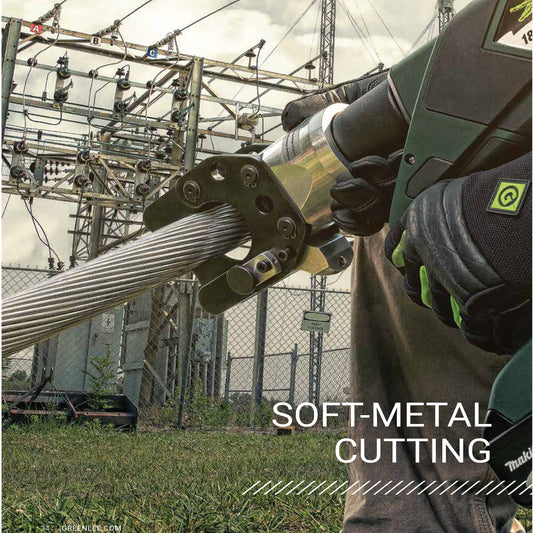 Greenlee ESC25LX12 ACSR Wire Cutter 25mm, 12V Charger - McCally Tool and Supply | Industrial Distributor & Repair