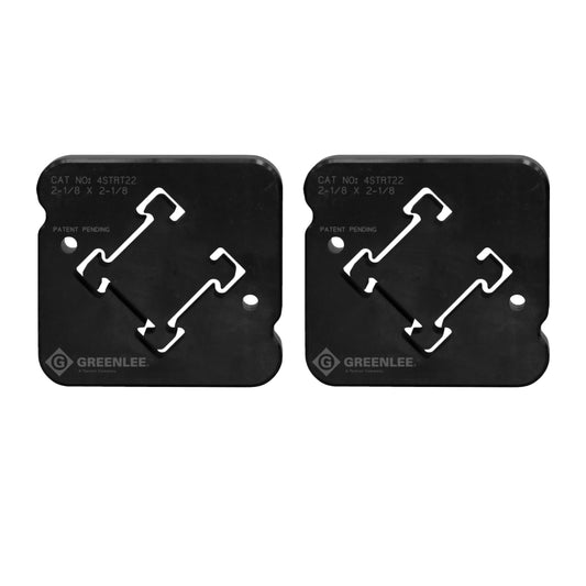 Greenlee 4STRT22 Cooper B-Line Strut 4D22 Die Set 2-1/8" x 2-1/8" for 30T Shear