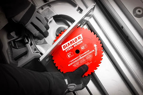 Diablo D0842CF 8" x 42-Teeth Steel Demon Cermet II Saw Blade for Thick Metal