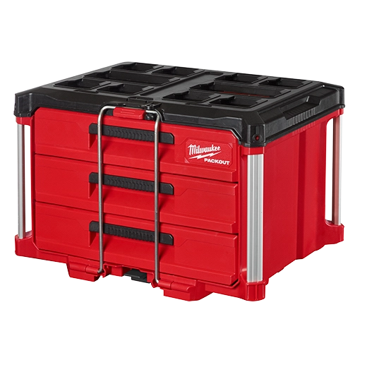 Milwaukee 48-22-8443 PACKOUT™ 3-Drawer Tool Box - McCally Tool and Supply | Industrial Distributor & Repair