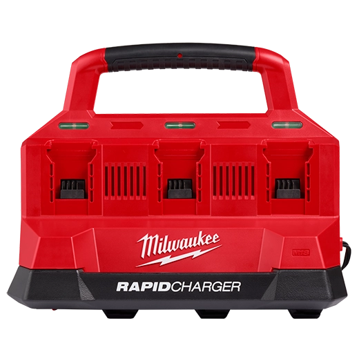 Milwaukee 48-59-1809 M18™ PACKOUT™ Six Bay Rapid Charger - McCally Tool and Supply | Industrial Distributor & Repair