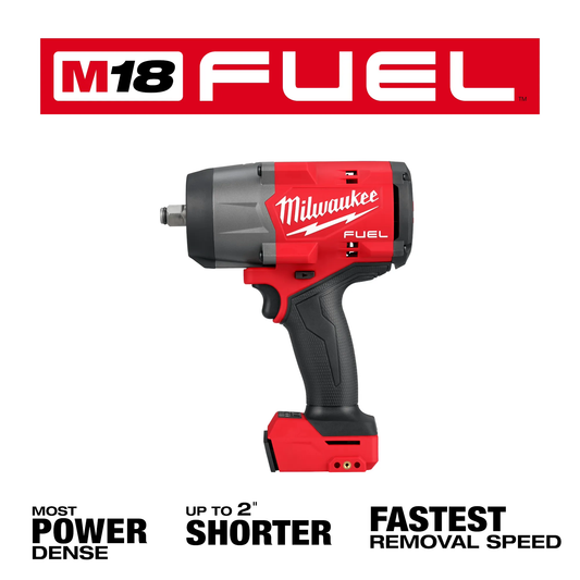 Milwaukee 2967-20 M18 FUEL 1/2" High Torque Impact Wrench w/ Friction Ring - McCally Tool and Supply | Industrial Distributor & Repair