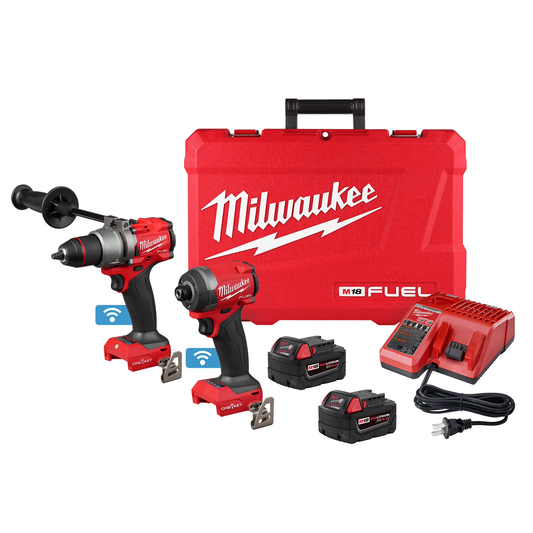Milwaukee 3696-22 M18 FUEL™ 2-Tool Combo Kit w/ ONE-KEY™ - McCally Tool and Supply | Industrial Distributor & Repair