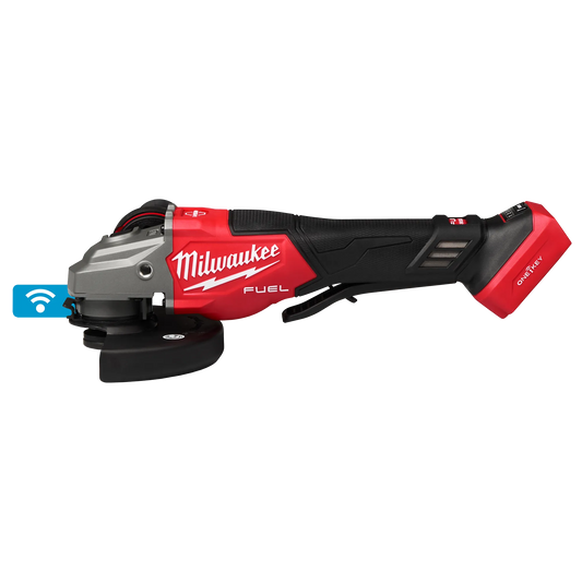Milwaukee 3672-20 M18 FUEL™ 4-1/2"-6" Variable Speed Braking Grinder, Paddle Switch w/ ONE-KEY™ (Tool Only) - McCally Tool and Supply | Industrial Distributor & Repair
