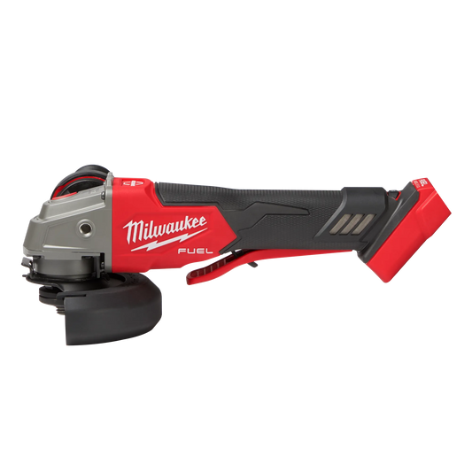 Milwaukee 2888-20 M18 FUEL™ 4-1/2" / 5" Variable Speed Braking Grinder, Paddle Switch No-Lock - McCally Tool and Supply | Industrial Distributor & Repair