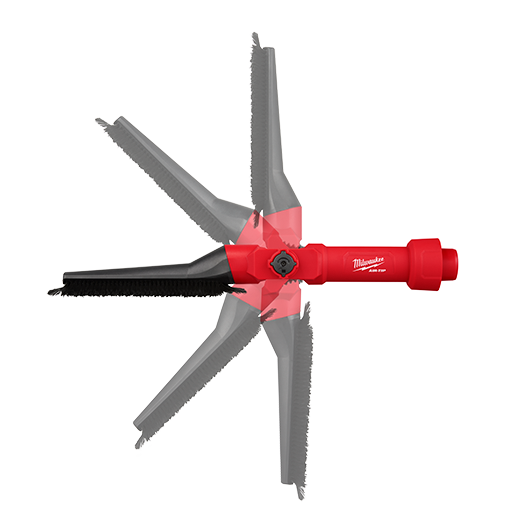 Milwaukee 49-90-2027 AIR-TIP™ Low-Profile Pivoting Brush Tool (Vacuum Attachment) - McCally Tool and Supply | Industrial Distributor & Repair