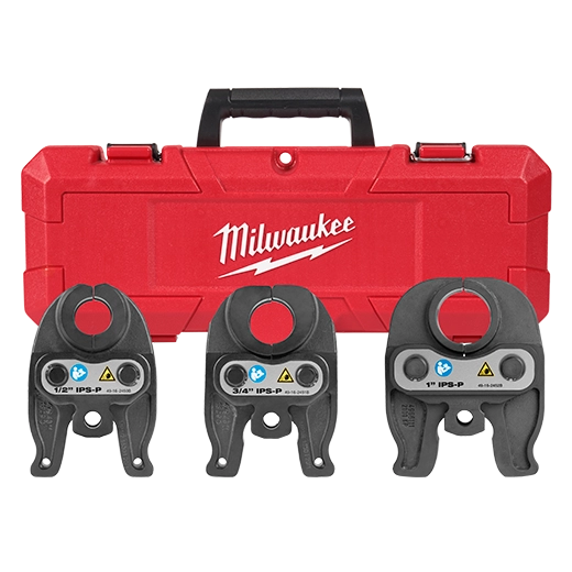 Milwaukee 49-16-2496 1/2"-1" IPS-P Press Jaw Kit For M12™ FORCELOGIC™ Press Tool - McCally Tool and Supply | Industrial Distributor & Repair