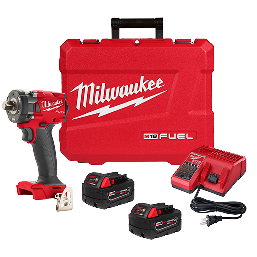 Milwaukee 2855P-22R M18 FUEL™ 1/2 " Compact Impact Wrench w/ Pin Detent Kit