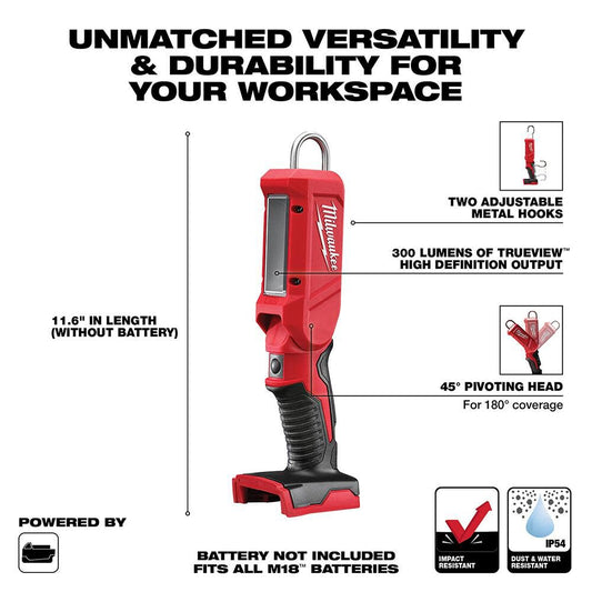 Milwaukee 2352-20 M18™ Stick Light - McCally Tool and Supply | Industrial Distributor & Repair