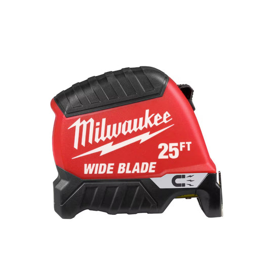 Milwaukee 48-22-1225M 25ft Wide Blade Magnetic Tape Measure - McCally Tool and Supply | Industrial Distributor & Repair