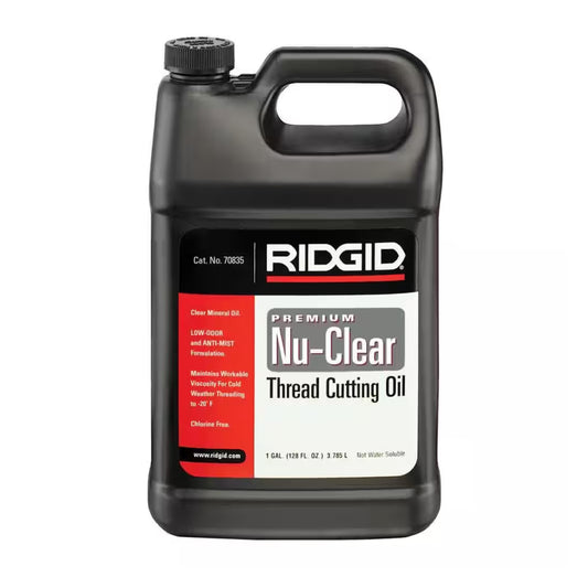 RIDGID 70835 Nu-Clear Thread Cutting Oil (1 Gallon) - McCally Tool and Supply | Industrial Distributor & Repair