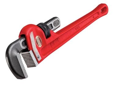 RIDGID 31010 10" Heavy-Duty Straight Pipe Wrench - McCally Tool and Supply | Industrial Distributor & Repair