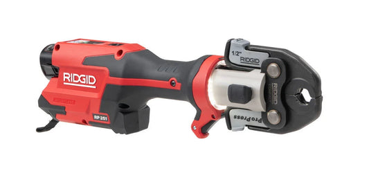 RIDGID 78148 RP 251 Press Tool Battery Kit with ProPress Jaws (1/2 in., 3/4 in., 1 in., 1 1/4 in.) - McCally Tool and Supply | Industrial Distributor & Repair