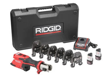 RIDGID 78248 RP 251 Press Tool Battery Kit with RLS Jaws ( 1/4" - 7/8") - McCally Tool and Supply | Industrial Distributor & Repair