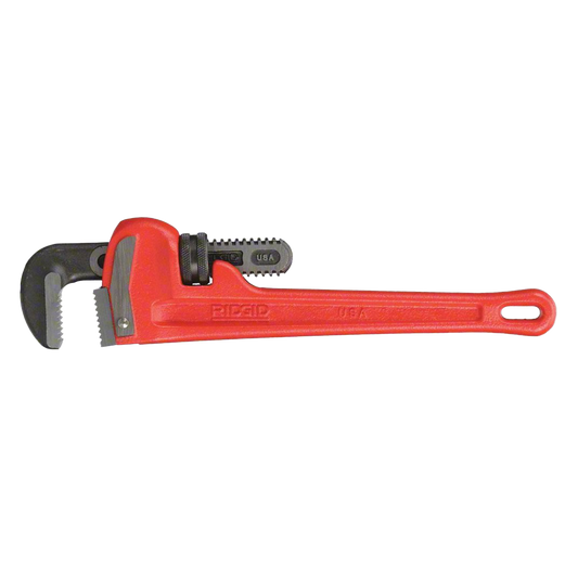 RIDGID 31015 12" Heavy Duty Straight Pipe Wrench - McCally Tool and Supply | Industrial Distributor & Repair