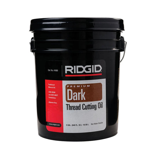 RIDGID 41600 Dark Threading Oil (5 Gallon) - McCally Tool and Supply | Industrial Distributor & Repair