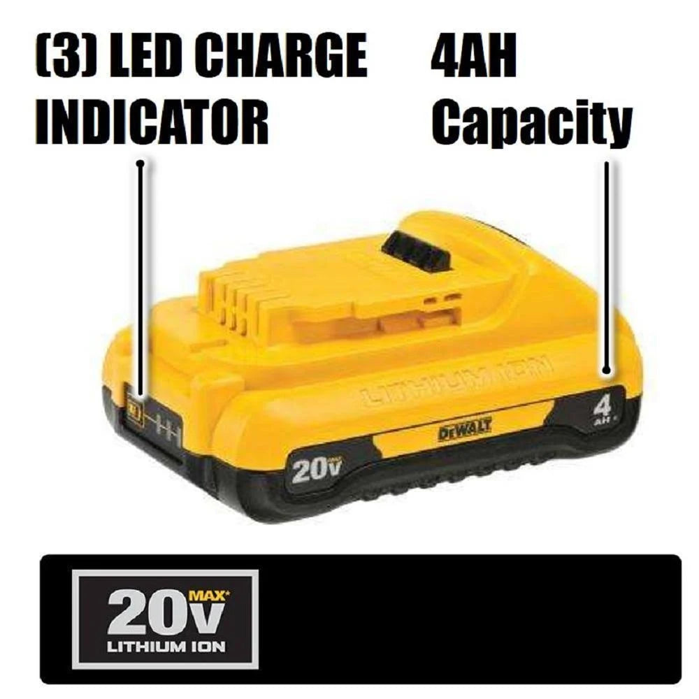 DeWALT DCB240-2 20V MAX 4Ah Battery (2 PK) - McCally Tool and Supply | Industrial Distributor & Repair