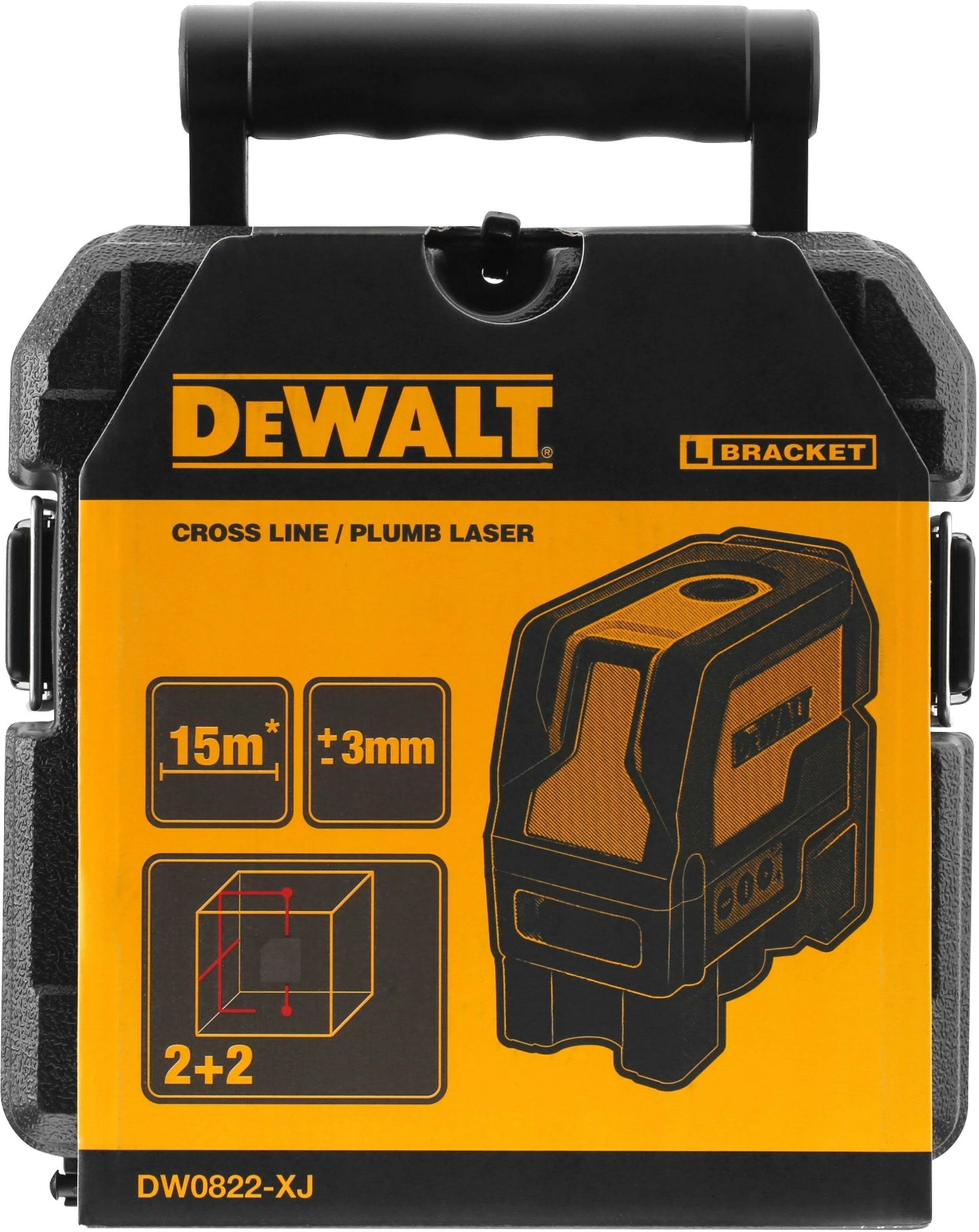 DeWALT DW0822 Cross Line and Plumb Spots Laser