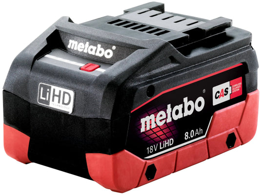 Metabo 625369000 8.0Ah LiHD Battery Pack 18V - McCally Tool and Supply | Industrial Distributor & Repair