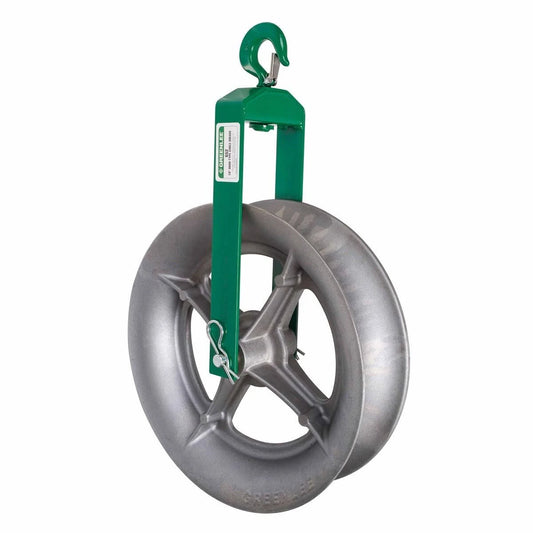 Greenlee 652 Hook-Type Cable Sheave 18" - McCally Tool and Supply | Industrial Distributor & Repair